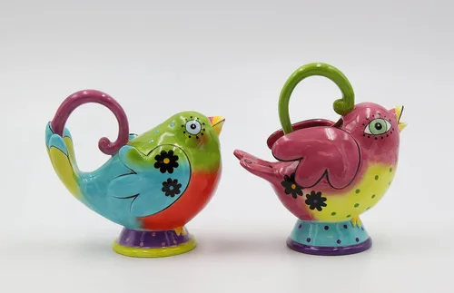 Vista 3 de Appletree Design Flights of Fancy Sugar and Creamer Set, 4-3/8 pulgadas, 5 pulgadas