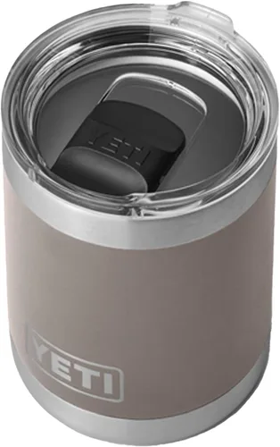 Vista 13 de Yeti Rambler Vaso corto de 10 onzas con aislamiento térmico al vacío, de acero inoxidable, con tapa MagSlider Rosa arenisca.