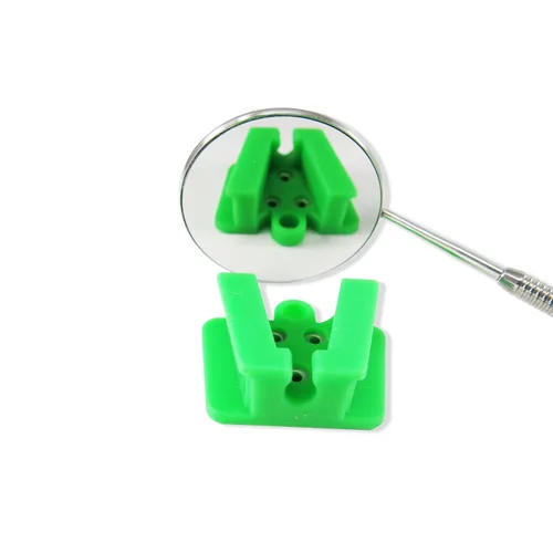 Vista 5 de Espejo de fotografía oral dental redondo de 1.969 in (2 pulgadas) de diámetro. Espejo dental grande para dientes, espejo de dentista para boca
