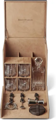 Vista 7 de Reed & Barton Soho Crystal - Juego de 4 vasos helados para bebidas, 5.90 libras, transparente