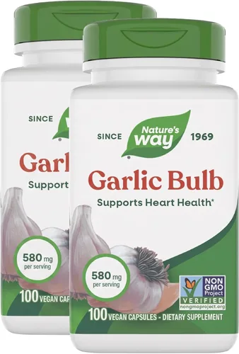 Vista 10 de Nature's Way - Cápsulas de bulbo de ajo, apoya la salud del corazón*, 580