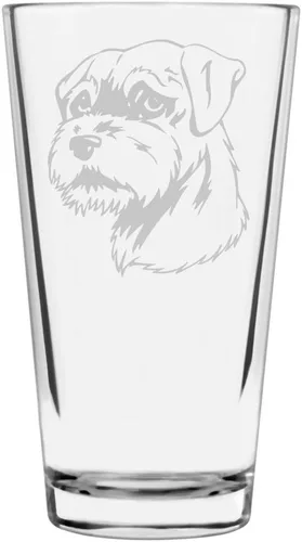 Vista 407 de Podenco Canario - Vaso de pinta de 16 onzas con temática de perro personalizado
