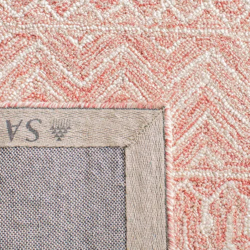 Vista 24 de SAFAVIEH Micro-Loop Collection - Alfombra decorativa de 2 x 3 pies, color aguamarina y marfil, hecha a mano de lana tribal marroquí bohemia, ideal