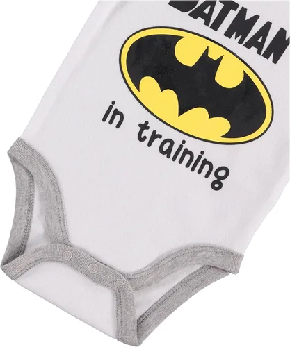 Vista 6 de DC Comics baby-boys Bodysuit Jogger Pants and Baby Bandana Accessory Set