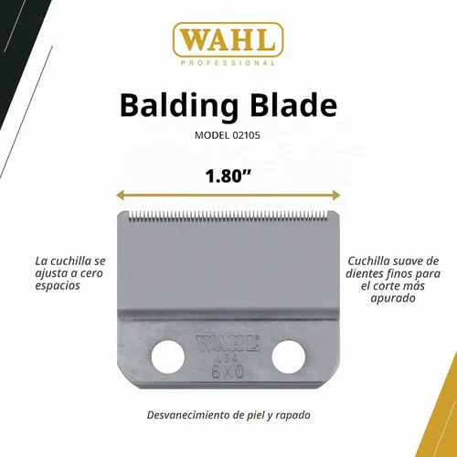 Vista 2 de Wahl Professional Cuchilla calvicie, reemplazo ultra cerrado 6X0