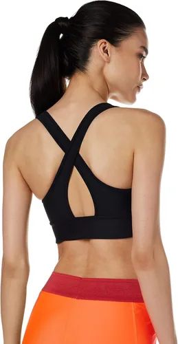 Vista 4 de Under Armour Sujetador deportivo Crossback Longline de impacto medio para mujer