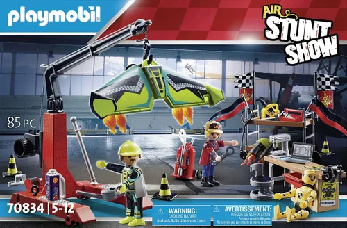Vista 3 de Playmobil Estación de servicio Air Stunt Show