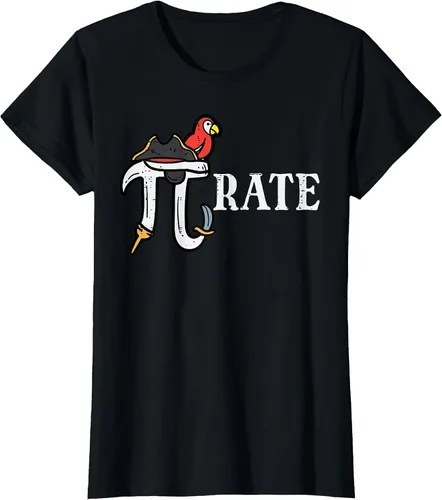 Vista 76 de Pirate Pi Funny Math Pie Halloween Disfraz Maestro Hombres Mujeres Camiseta Asphalt Grey