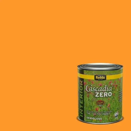Vista 261 de Rodda Paint CASCADIA ZERO - Pintura plana e imprimación para interiores en uno, cuarto de galón, crema de ballet