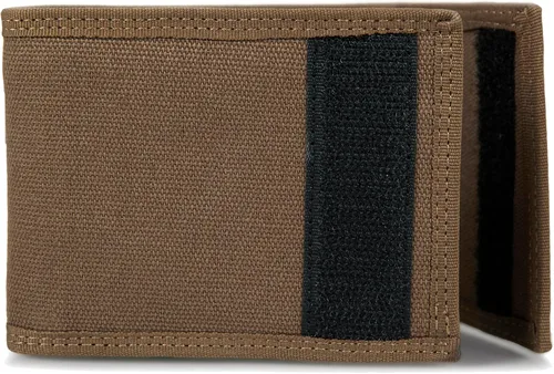 Vista 21 de WOLVERINE Billetera plegable de lona/cuero para hombre