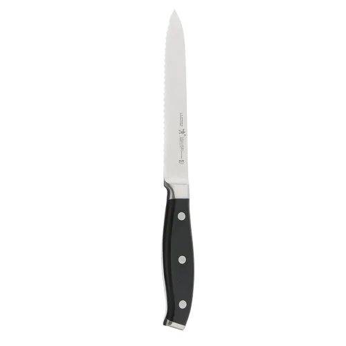 Vista 5 de HENCKELS Forged Premio - Juego de 13 cuchillos de chef, cuchillo de pelar, cuchillo utilitario, marrón claro, acero inoxidable
