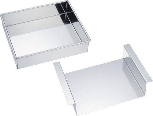 Vista 2 de Endoshoji TKG ATM08013 - Molde de jalea de agar tofu de huevo, rectangular, acero inoxidable, resistente al óxido, higiénico, molde de tofu