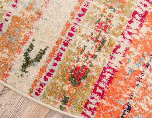 Vista 6 de Unique Loom Sedona Collection - Alfombra Yosemite (redonda, 5 pies 1 pulgada, multicolor)