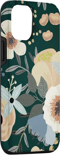 Vista 3 de Funda para iPhone 14 con diseño floral botánico de flores silvestres (bosque)
