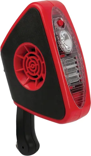Vista 2 de Performance Tool W5009 12V Calentador compacto y descongelador con base giratoria, mango oscilante y linterna LED
