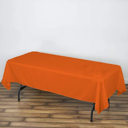 Vista 42 de AK TRADING CO. Mantel rectangular de poliéster de 60 x 102 pulgadas, fabricado en Estados Unidos, resistente a las arrugas, ignífugo, duradero