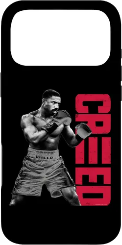 Vista 22 de Adonis Creed Pose with Vertical Logo red Case for iPhone 17