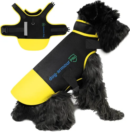 Vista 8 de Arnés Protector para Perros – Chaleco para Perros – Protege a Tu Mascota de Ataques de Raptores y Animales – Ajustable, Sin Estrangulación, Verde