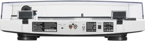 Vista 2 de Audio Technica Consumer AT-LP3XBT-WH Tocadiscos Bluetooth de dos velocidades con transmisión por correa, totalmente automático