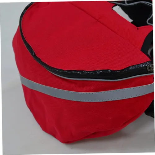 Vista 4 de ABOOFAN Mochila deportiva para mascotas, perros y cachorros, mochila Oxford para acampar, mochila transpirable para senderismo, viajes, actividades