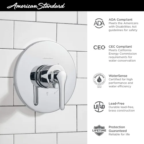 Vista 3 de American Standard TU105500.243 Studio S Valve Only Trim Kit with Cartridge, Matte Black (Pack of 3)