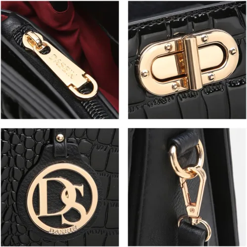 Vista 6 de Dasein Bolsos de Mano para Mujeres Carteras Bolsos de Trabajo para Damas Cartera Satchel Tote con Asa Superior Bolsos de Hombro con Clutch a Juego