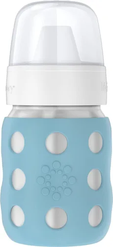Vista 26 de Lifefactory Biberón de cuello ancho aislado al vacío de acero inoxidable de 8 onzas con pezón etapa 2 (3-6 meses) melón (LS2211WCA4)