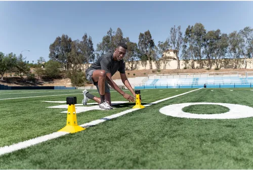 Vista 6 de SKLZ Speed Gates for Sports and Athletic Speed Training, Yellow