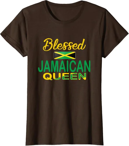 Vista 19 de Blessed Jamaicana Queen Jamaicana para mujer Jamaicana, Negro