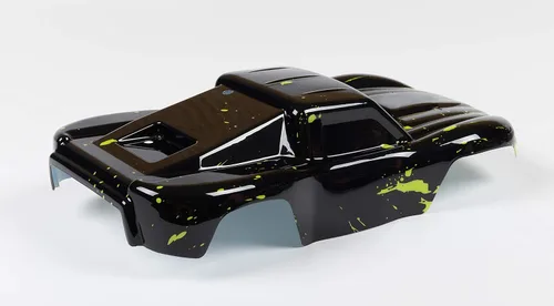 Vista 6 de SummitLink Reemplazo de cuerpo personalizado compatible con verde fangoso sobre negro para automóvil o camión RC escala 1/16 (camión no incluido)