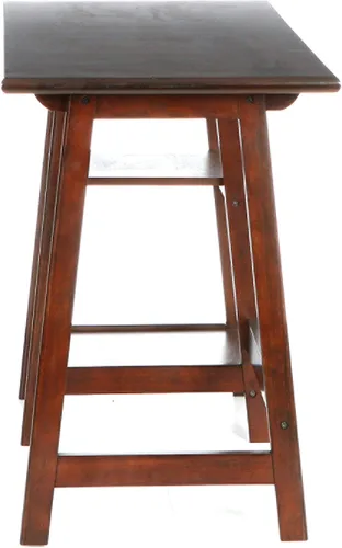 Vista 9 de SEI Furniture Langston - Escritorio espacioso con 2 estantes fijos con marco A, color espresso (modelo: HO9246)