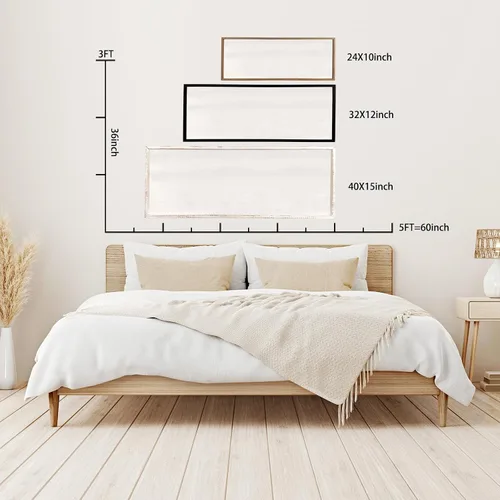 Vista 5 de Decoración de pared de Dulces Sueños sobre la cama de 32"×12" para dormitorio principal, gran letrero de Dulces Sueños, decoración de pared