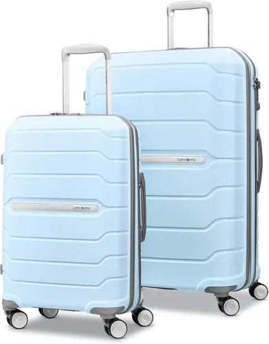 Vista 56 de Samsonite Freeform de carcasa rígida expandible con ruedas giratorias dobles, Negro