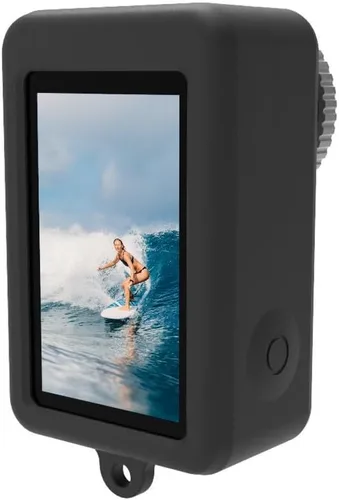 Vista 3 de Funda protectora de silicona para DJI Osmo Action 5 Pro / 4/3 con tapa de lente (negro)