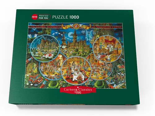 Vista 4 de MyPuzzle Crime Scene - Michael Ryba - Cartoon Classics - Rompecabezas prémium de 1000 piezas para adultos