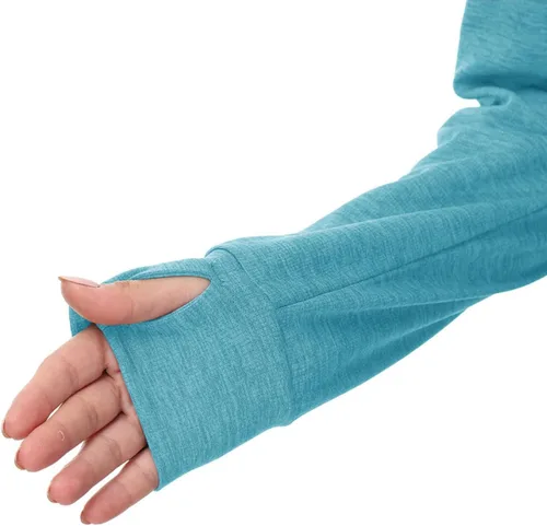 Vista 33 de TBMPOY Chaquetas con capucha y protección solar UPF 50+ para mujer, ligeras, de manga larga, para senderismo, exteriores, con cremallera completa