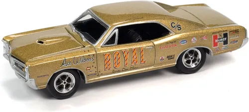 Vista 3 de Johnny Lightning Paquete de 2 temas 2021 R2 versión A Royal Bobcat,JLSP161A