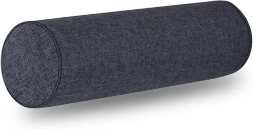Vista 24 de Almohada cilíndrica de espuma viscoelástica, almohada cervical ergonómica para cuello, piernas, soporte de espalda, cojín decorativo para sofá