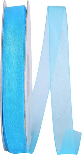Vista 30 de Reliant Ribbon 25621-053-09C Cinta transparente de gasa, 1-1/2 pulgadas x 100 yardas, azul