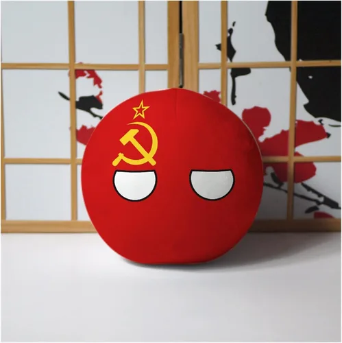 Vista 25 de Polandball Countryballs Muñeco de peluche Ucrania España Hungría Portugal Rumanía Grecia Austria México Polonia Ball (15,3.8 pulgadas)