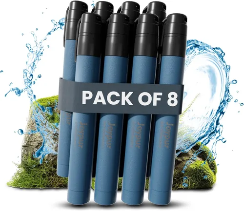Vista 6 de Pajita de Filtro de Agua Portátil para Supervivencia, Equipo Esencial para Acampar y Senderismo, Pajita de Purificación de Agua para Viajes