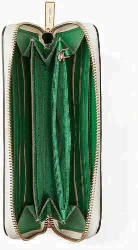 Vista 2 de Kate Spade New York Cartera Continental Grande con Cremallera Alrededor (Sandía), Sandía, Cartera Continental