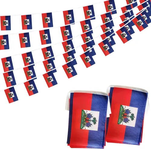 Vista 6 de Bandera Colgante de Banderines Australianos, Pequeña Mini Guirnalda de Banderitas Australianas, Decoración Nacional del País para Escuela, Fiesta