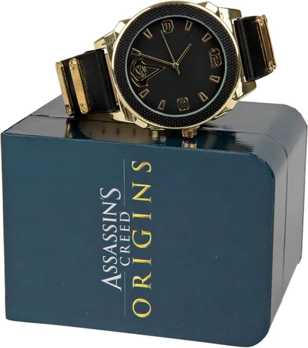 Vista 3 de Accutime Reloj Hombre Assassin's Creed Analog Quartz, Negro -, ASC5008AZ