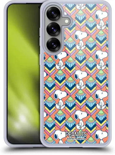 Vista 78 de Head Case Designs Snoopy Deco Dreams - Funda de gel con licencia oficial de Peanuts Blue Pattern [protección de grado militar] compatible con Google