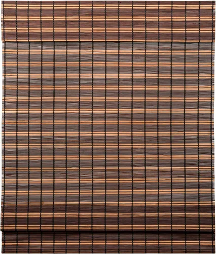 Vista 10 de LazBlinds Persianas Romanas de Bambú sin Cordón, Tratamiento de Ventana con Filtrado de Luz, Persianas de Bambú Enrollables para Ventanas, 23'' An x