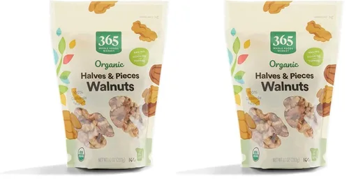 Vista 10 de 365 by Whole Foods Market, Mitades orgánicas y piezas de nueces, 10 onzas
