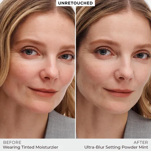 Vista 15 de Laura Mercier Polvo fijador translúcido suelto sin talco, ultra difuminado, desgaste hidratante de 16 horas, acabado natural, infusión de ácido
