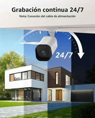 Vista 6 de ANNKE Sistema de cámara de seguridad inalámbrica 16CH 2TB, 4pcs 3MP cámaras
