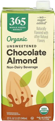 Vista 18 de 365 de Whole Foods Market - Leche de almendra orgánica sin endulzar de vainilla, envase de 32 onzas líquidas